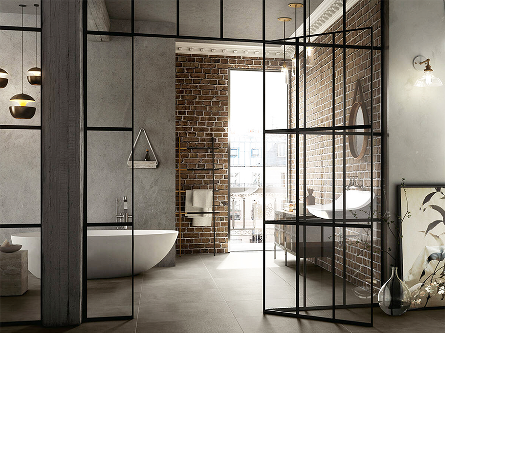 Bad mit Wanne Hansgrohe Casalgrande Padana
